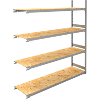 &eacute;tag&egrave;re-classeur de grande largeur, Acier, 4 Tablettes, 72" la x 18" p x 84" h, Ensemble Ajout Waymarc Industries Inc