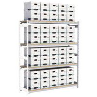 &eacute;tag&egrave;re-classeur de grande largeur, Acier, 4 Tablettes, 72" la x 18" p x 84" h, Ensemble Ajout Waymarc Industries Inc