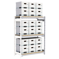 &eacute;tag&egrave;re-classeur de grande largeur, Acier, 3 Tablettes, 42" la x 18" p x 60" h, Ensemble Ajout Waymarc Industries Inc