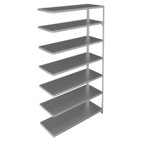 &eacute;l&eacute;ment de rayonnage, Acier galvanis&eacute;, Montant &agrave; fente, Capacit&eacute; 275 lb, 48" la x 84" h x 18" p Waymarc Industries Inc