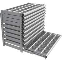 Cabinet d'entreposage à tiroirs intégré Interlok RN759 | Waymarc Industries Inc
