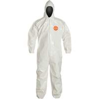Tychem&reg; 4000 Coveralls, Large, White Waymarc Industries Inc