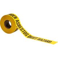 Ruban pour barricade, Anglais, 3" la x 200' lo, 3 mils, Noir sur jaune Waymarc Industries Inc