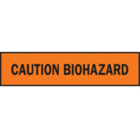 Rubans pour barricades, Anglais, 3" la x 1000' lo, 3,5 mils, Noir/orange Waymarc Industries Inc