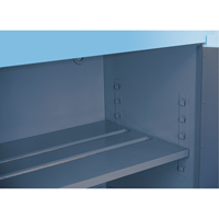 ChemCor&reg; Lined Acid/Corrosive Storage Cabinets, 30 gal., 43" x 44" x 18" Waymarc Industries Inc