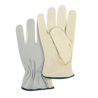 Split Back Driver's Gloves, X-Large, Grain Cowhide Palm Waymarc Industries Inc