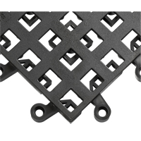 Carrelage no 560 ErgoDeck , PVC, 1-1/2' la c, 1-1/2' lo, 7/8" &eacute;paisseur, Noir Waymarc Industries Inc