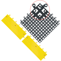Carrelage no 560 ErgoDeck , PVC, 1-1/2' la c, 1-1/2' lo, 7/8" &eacute;paisseur, Noir Waymarc Industries Inc