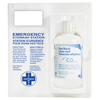 Eyewash Station - Single Station With Eyewash Solution Waymarc Industries Inc