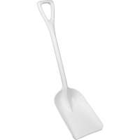 Safety Shovels - Hygienic Shovels (One-Piece), 10" x 14" Blade, 38" Length, Plastic, White SAL457 | Waymarc Industries Inc
