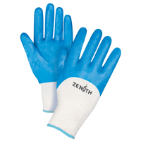 Gants enduits et tricot&eacute;s sans coutures de poids moyen, 10/T-Grand, R&ecirc;vetement Nitrile, Calibre 13, Enveloppe en Coton Waymarc Industries Inc