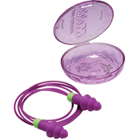 Rockets&reg; Reusable Earplugs, Corded, Bulk - Plastic Case, 27 dB NRR, One-Size Waymarc Industries Inc