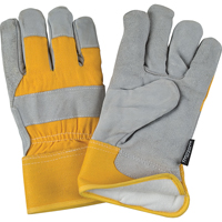 Superior Warmth Winter-Lined Fitters Gloves, Medium, Split Cowhide Palm, Thinsulate Inner Lining Waymarc Industries Inc