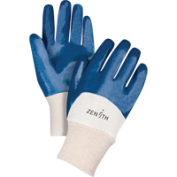 Gants &agrave; doublure interlock de poids moyen, 11/2T-Grand, R&ecirc;vetement Nitrile, Enveloppe en Coton Waymarc Industries Inc