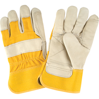 Gants d'ajusteur de premi&egrave;re qualit&eacute;, Grand, Paume en Cuir fleur de vache, Doublure en Coton Waymarc Industries Inc