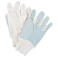 Gants de travail de premi&egrave;re qualit&eacute;, Grand, Paume en Cuir de vache refendu Waymarc Industries Inc