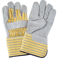 Premium Quality Fitters Gloves, Large, Split Cowhide Palm, Cotton Inner Lining Waymarc Industries Inc
