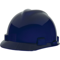 CASQUE SECURITE PROTECTION EN V BLEU SUSP FAST-T, Suspension Rochet, Bleu marine SAP390 | Waymarc Industries Inc