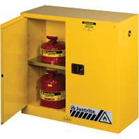 Armoires Sure-Grip EX pour produits inflammables, 30 gal., 2 Porte(s), 43" La x 44" h x 18" p Waymarc Industries Inc