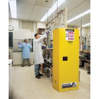 Armoire de s&eacute;curit&eacute; pour produits inflammables EX Slimline Sure-Grip , 22 gal., 1 Porte(s), 23,25" La x 65" h x 18" p Waymarc Industries Inc