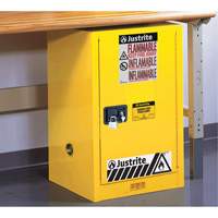 Armoire de s&eacute;curit&eacute; compacte pour produits inflammables EX Sure-Grip, 12 gal., 1 Porte(s), 23,25" La x 35" h x 18" p Waymarc Industries Inc