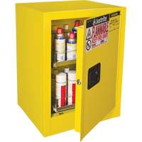 Armoire de s&eacute;curit&eacute; d'&eacute;tabli pour produits inflammables EX Sure-Grip, 24 gal., 1 Porte(s), 21" La x 27" h x 18" p Waymarc Industries Inc