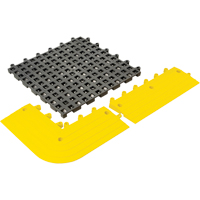 Tapis Ergodeck tout usage No 564 & No 566, PVC, 1-1/2' la c, 1-1/2' lo, 7/8" &eacute;paisseur, Charbon Waymarc Industries Inc