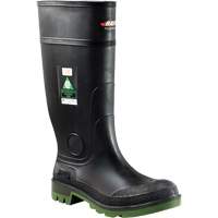 Bottes industrielles tout temps Enduro, Caoutchouc, Embout Acier, Pointure 8, Semelle R&eacute;sistant aux perforations Waymarc Industries Inc