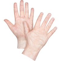 Economy Disposable Gloves, Small, Polyethylene, 1-mil, Powder-Free, Clear Waymarc Industries Inc