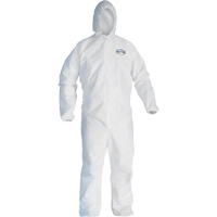 Kleenguard™ A40 Coveralls, 4X-Large, White, Microporous SAQ776 | Waymarc Industries Inc