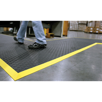 Tapis Rejuvenator Connect No 502, Polyur&eacute;thane, 3' la c, 3' lo, 5/8" &eacute;paisseur, Noir Waymarc Industries Inc