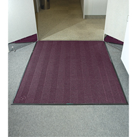 Waterhog&reg; Eco Elite Matting, Wiper/Scraper, 6' x 6' x 3/8", Maroon Waymarc Industries Inc