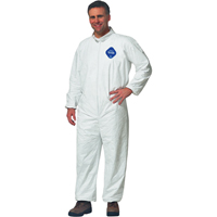 Coveralls, Medium, White, Tyvek&reg; 400 Waymarc Industries Inc