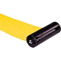 Poteau r&eacute;cepteur pour barri&egrave;res sur pieds pour le contr&ocirc;le des foules, Hauteur de 35", Jaune Waymarc Industries Inc