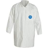 Lab Coat, Tyvek<sup>®</sup> 400, White, Small SAV174 | Waymarc Industries Inc