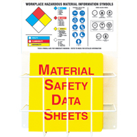 Haz-Mat Basket Style Centre Boards, English, Binders Included Waymarc Industries Inc