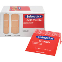 Syst&egrave;mes de distribution de bandages Salvequick - recharges st&eacute;riles, Rectangulaire/carr&eacute;e, Tissu, St&eacute;rile Waymarc Industries Inc