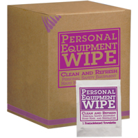 Personal Equipment Wipes, 100 Wipes, 8-3/16" x 5-1/4" SAY553 | Waymarc Industries Inc