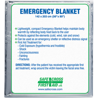 Rescue Foil Blankets, Aluminized Polyester Waymarc Industries Inc