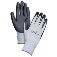 Gants l&eacute;gers enduits et respirants, 9/Grand, R&ecirc;vetement Mousse de nitrile, Calibre 13, Enveloppe en Polyester Waymarc Industries Inc