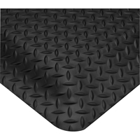 Tapis Smart No 497, Losange, 2' x 3' x 5/8", Noir, PVC Waymarc Industries Inc