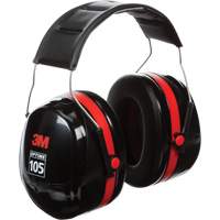 Peltor Optime 105 Series Earmuffs, Headband, 30 NRR dB Waymarc Industries Inc