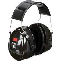 Peltor Optime 101 Series Earmuffs, Headband, 27 NRR dB Waymarc Industries Inc