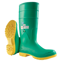 Hazmax&reg; 16" Kneeboot, PVC, Steel Toe, Size 14, Puncture Resistant Sole Waymarc Industries Inc