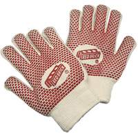 Red Brick&reg; Reversible Terrycloth Gloves, Cotton, Double Sided, 10 Gauge, Large Waymarc Industries Inc