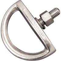 Boulon d'ancrage permanents en D de Miller, Boulonn&eacute;/Anneau en D, Usage Permanent Waymarc Industries Inc