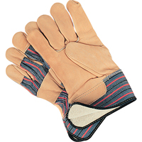 Gant pour ajusteur doubl&eacute;s pour l'hiver r&eacute;sistant &agrave; l'abrasion, Grand, Paume en Cuir fleur de vache, Doublure en Molleton de coton Waymarc Industries Inc