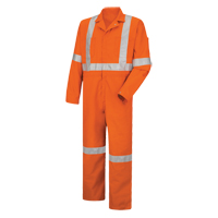 Hi-Visibility Coveralls , Men's, Orange, Size 38 Waymarc Industries Inc