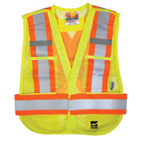 Veste d&eacute;tachable Open Road, Jaune lime haute visibilit&eacute;, Polyester Waymarc Industries Inc