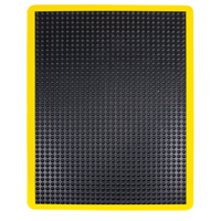 Tapis antifatigue en d&ocirc;me, &agrave; bulles, 2' x 3' x 1/2", Noir, Caoutchouc Waymarc Industries Inc